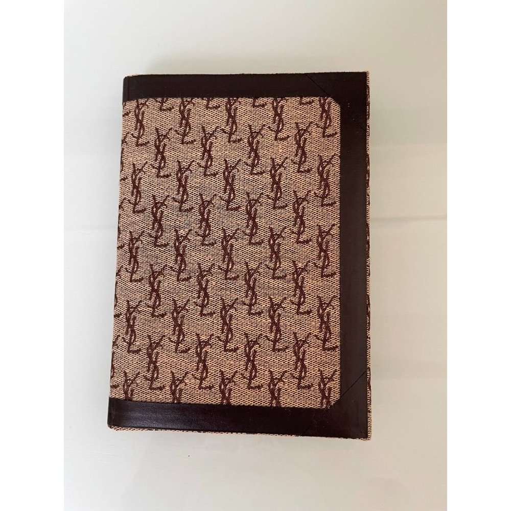Very rare Vintage YSL YVES SAINT LAURENT  address book unused Authentic!